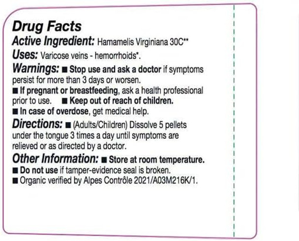Ollois Hamamelis Virginiana 30C Organic, Lactose-, Kosher Homeopathic Medicine, 80 Pellets (Pack Of 3) Ollois Hamamelis Virginiana 30C Organic, Lactose-, Kosher Homeopathic Medicine, 80 Pellets (Pack Of 3)