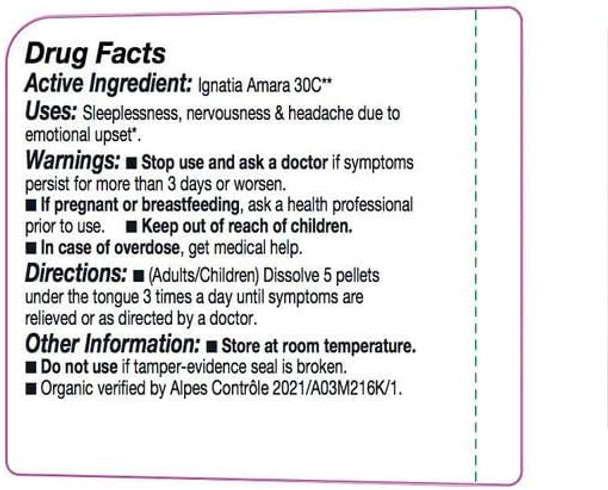 Ollois Ignatia Amara 30C Organic, Lactose-, Kosher Homeopathic Medicine, 80 Pellets (Pack Of 3) Ollois Ignatia Amara 30C Organic, Lactose-, Kosher Homeopathic Medicine, 80 Pellets (Pack Of 3)