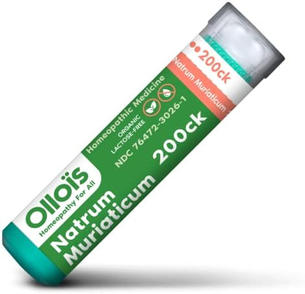 Ollois Natrum Muriaticum 200Ck Organic & Lactose- Homeopathic Medicine, 80 Pellets (Pack Of 1) Ollois Natrum Muriaticum 200Ck Organic & Lactose- Homeopathic Medicine, 80 Pellets (Pack Of 1)