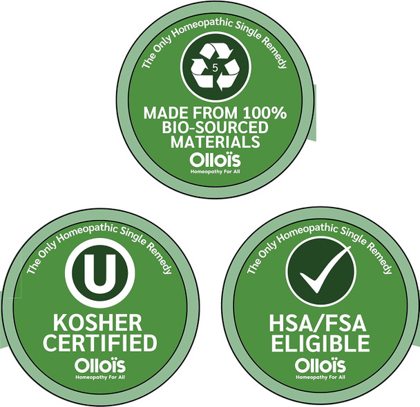 Ollois Bryonia Alba 30C Organic, Lactose- Homeopathic Medicine, 80 Pellets (Pack Of 1)