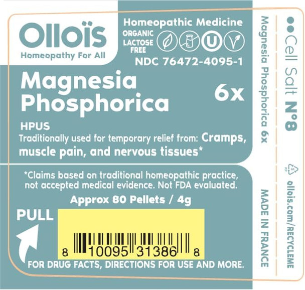 Ollois Magnesia Phosphorica 6X - Cell Salt #8 Lactose-, Organic & Vegan, Kosher (Approx. 80 Pellets) Ollois Magnesia Phosphorica 6X - Cell Salt #8 Lactose-, Organic & Vegan, Kosher (Approx. 80 Pellets)