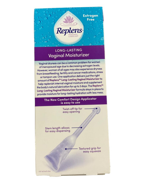Replens Long-Lasting Vaginal Moisturizer - 8 Ct, Pack Of 4