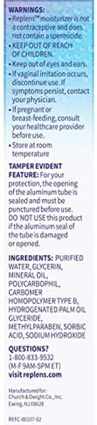 Replens Replens Long Lasting Vaginal Moisturizer, 14 Applications 1.23 Oz (Pack Of 2) Replens Replens Long Lasting Vaginal Moisturizer, 14 Applications 1.23 Oz (Pack Of 2)