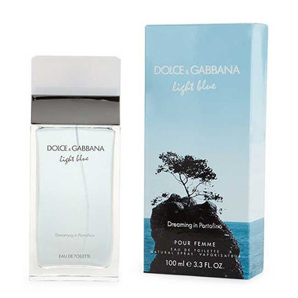 Dolce & Gabbana Light Blue Dreaming in Portofino Women Eau De Toilette Spray, 3.3 Ounce