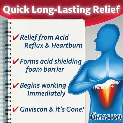 Gaviscon Extra Strength Cherry, 60 Count Chewable Foamtabs