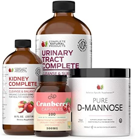 Complete Natural Products Urinary Tract Complete Bundle - Full Urinary Tract, Ut Cleanse, & Bladder Health Kit