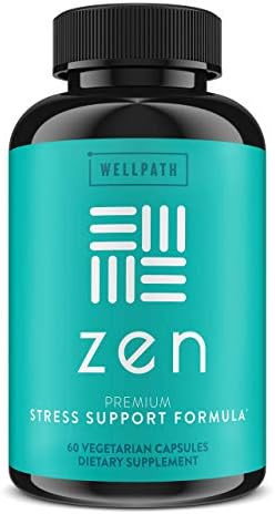 Wellpath Zen Mood Support + Rest Valerian Root Sleep Aid Supplements 2 Pack - Ultimate Combination For Calm Mood, Energy & Natural Sleep Support - L-Theanine & Other Natural Ingredients - 60 Cts Each