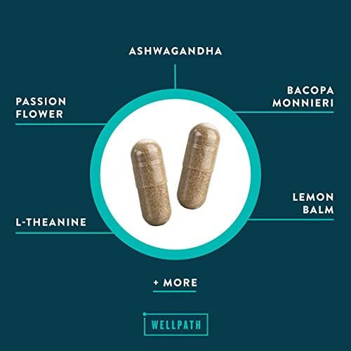 Wellpath Zen Mood Support + Rest Valerian Root Sleep Aid Supplements 2 Pack - Ultimate Combination For Calm Mood, Energy & Natural Sleep Support - L-Theanine & Other Natural Ingredients - 60 Cts Each