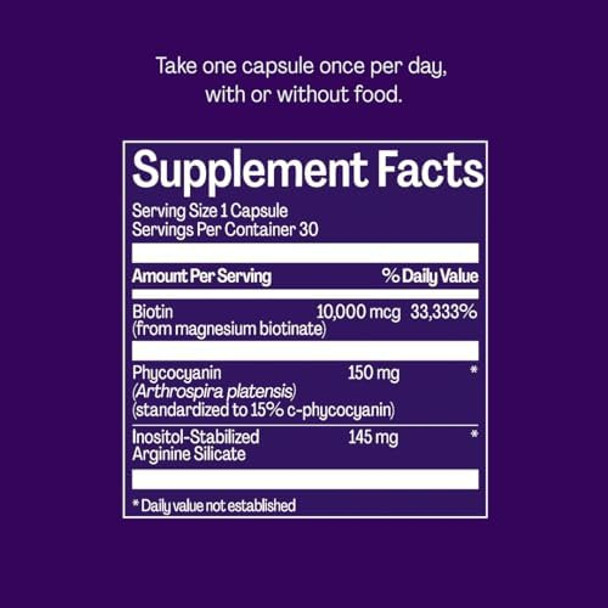 Bonafide Silvessa Hair & Skin Support Capsules – Hormone-, Drug- Daily Nourishment For Hair & Skin During Menopause – 30 Day Supply (30 Capsules)