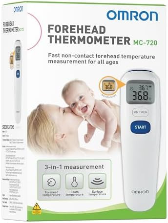 Omron Mc-720 Non-Contact Forehead Thermometer