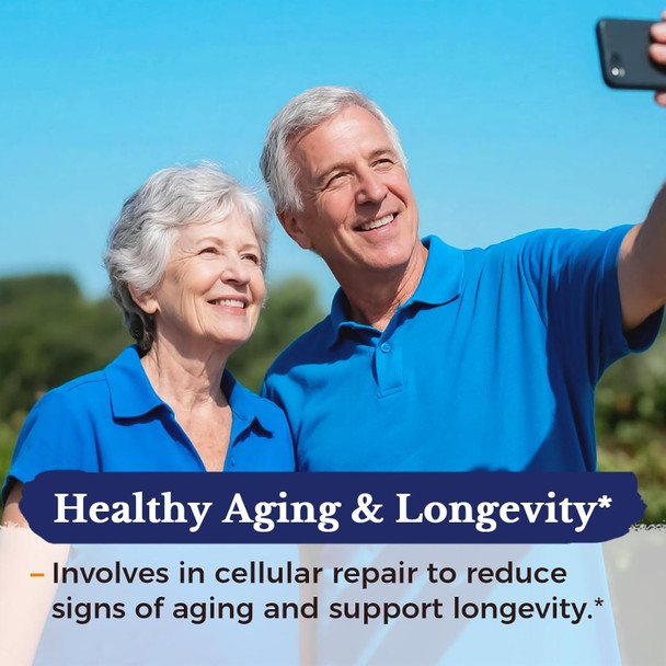 Vitalitown Nmn Supplement Alternatives, Nad Supplement 1100Mg Boosted With Resveratrol & Nicotinamide Riboside - Anti-Aging Cellular Energy, Longevity - Enhanced Absorption Formula - 60 Vegan Capsules