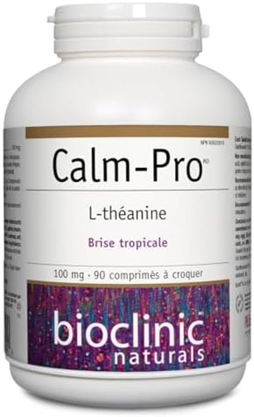 Bioclinic Calm Pro Chewable Tablets, 90 Count