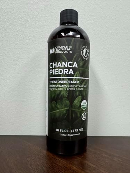 Complete Natural Products Chanca Piedra 16Oz, Gallbladder Complete 16Oz & Gallbladder Complete 8Oz Bundle