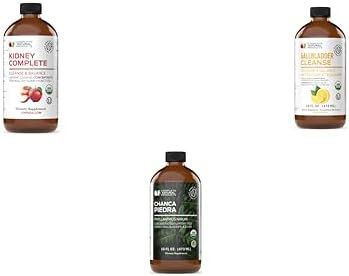 Complete Natural Products Kidney Complete 16Oz, Gallbladder Complete 16Oz & Chanca Piedra 16Oz Bundle