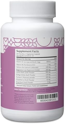 Pattern Wellness Pms Complex – Monthly Cycle Wellness Support – With Vitamin B6, Magnesium & Herbal Extracts – 60 Vegan Capsules