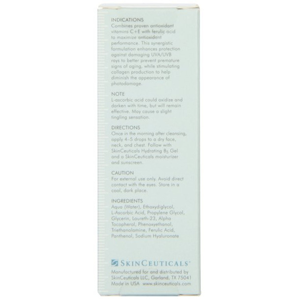 SKINCEUTICALS C E Ferulic Combination Antioxidant Treatment -30ml/1 Fl Oz