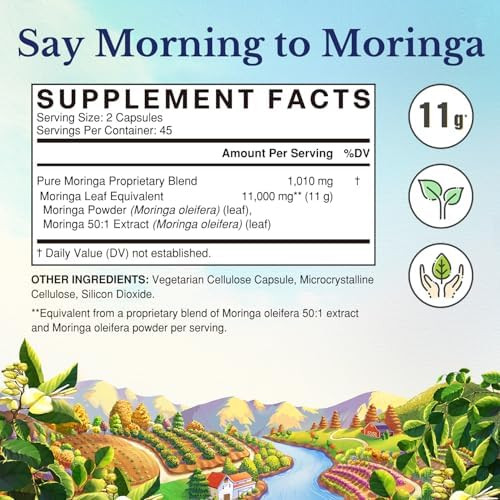 Vitalitown Moringa 90 Caps Organic Beet Root 60 Capsules – 1300Mg