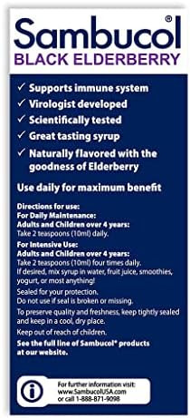 Sambucol Sambucol Black Elderberry Syrup (1X7.8 Oz)