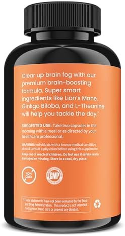 Wellpath Mind Brain Supplement For Memory And Focus With Lion'S Mane Ginkgo Biloba And L-Theanine For Long Term Cognitive Support Vegan, Non-Gmo, 60 Ct