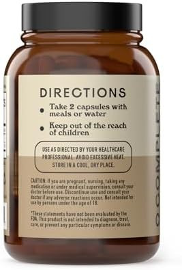 Complete Natural Products Pure Natural Whole Psyllium Husk Powder Capsules - 660Mg Capsules 100 Pure Unflavored Fiber & Colon Cleanse Pills