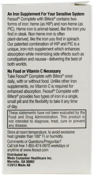 Feosol Bifera Iron Caplets Complete 30 Ea (Pack Of 5) Feosol Bifera Iron Caplets Complete 30 Ea (Pack Of 5)