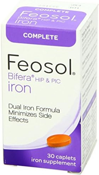 Feosol Bifera Iron Caplets Complete 30 Ea (Pack Of 6) Feosol Bifera Iron Caplets Complete 30 Ea (Pack Of 6)