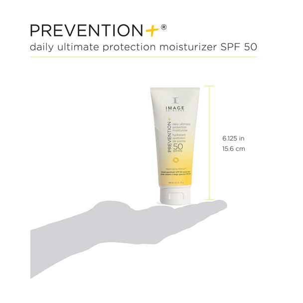 Image Skincare Prevention+ Daily Ultimate Protection SPF 50 Moisturizer, 3.2 Ounce