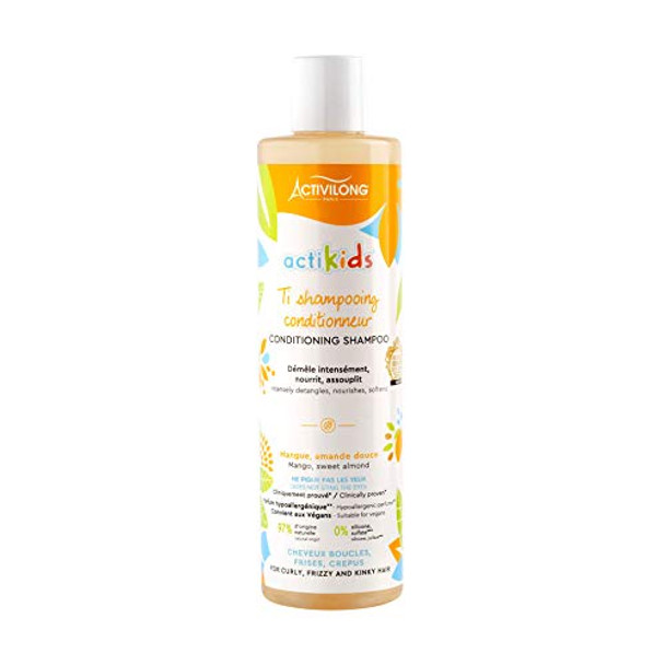 Activilong Actikids Conditioning Shampoo – Gentle Cleansing And Nourishing Care For Kids' Delicate Hair – Enriched With Organic Sweet Almond Oil And Mango Butter – 300 Ml.