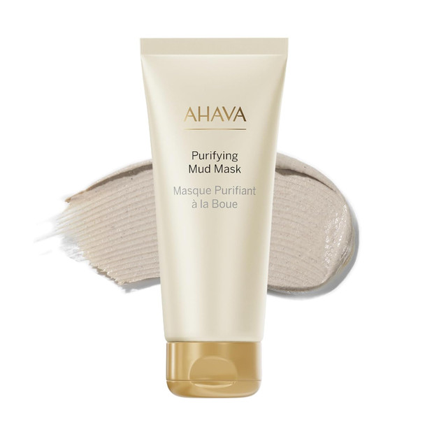 Ahava Purifying Mud Mask - Indulging Mud Mask Cleaning & Purifying The Skin Soothes Softens & Clarifies Enriched With Exclusive Osmoter Dead Sea Mud Aloe Vera Vitamin B5 & Jojoba Oil 3.4 Fl.Oz