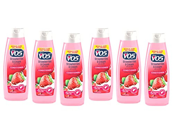 Alberto Vo5 Moisture Milks Strawberries And Cream Moisturizing Conditioner 12.5 Fluid Ounce - 6 Per Case. Alberto Vo5 Moisture Milks Strawberries And Cream Moisturizing Conditioner 12.5 Fluid Ounce - 6 Per Case.
