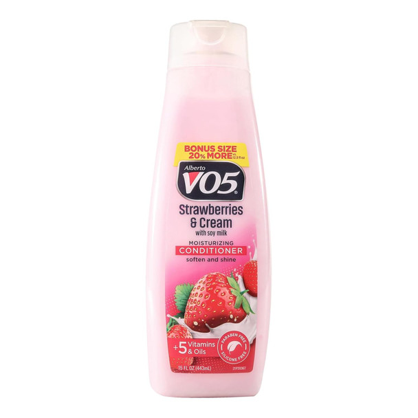 Alberto Vo5 Moisture Milk Conditioner Strawberries And Cream 15 Ounce