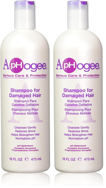 Aphogee Shampoo For Damaged Hair 16 Fl Oz Aphogee Shampoo For Damaged Hair 16 Fl Oz