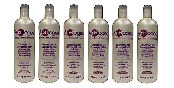 Aphogee Shampoo For Damaged Hair 16 Oz (Pack Of 6)