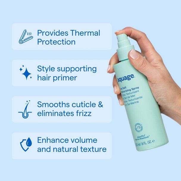 Aquage Sea Salt Texturizing Spray Unisex Hair Spray 8 Oz.
