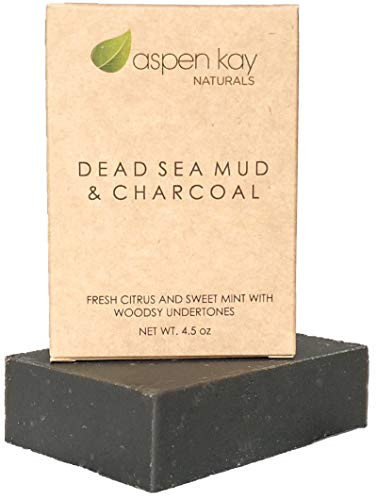 Aspen Kay Naturals Soap Set - Made With Natural And Organic Ingredients. Gentle Soap. 1 Oatmeal Milk & Honey Soap - 1 Calamine Soap - 1 Dead Sea Mud & Charcoal Soap - 4.5Oz Bar