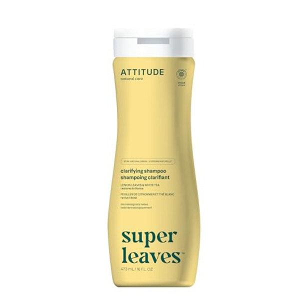Attitude Clarifying Hair Shampoo Ewg Verified Restores Shine Naturally Derived Ingredients Vegan And Plant Based Lemon Leaves And White Tea 16 Fl Oz Attitude Clarifying Hair Shampoo Ewg Verified Restores Shine Naturally Derived Ingredients Vegan And Plant Based Lemon Leaves And White Tea 16 Fl Oz