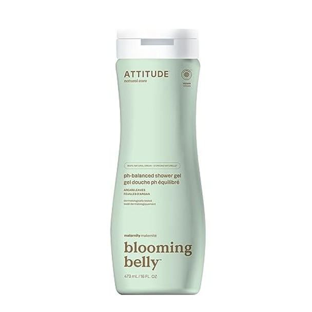 Attitude Pregnancy Ph-Balanced Body Wash Ewg Verified Dermatologically Tested Plant And Mineral-Based Vegan Maternity Products Argan Leaf Extract 16 Fl Oz