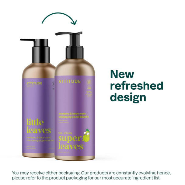 Attitude Shampoo And Body Wash For Kids Ewg Verified Hair And Body Cleanser Dermatologically Tested Soap Plant And Mineral Based Bath Products Vegan Refillable Bottle Vanilla And Pear 16 Fl Oz