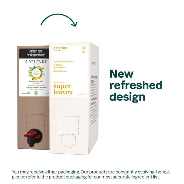 Attitude Liquid Hand Soap Ewg Verified Plant And Mineral-Based Vegan Personal Care Products Orange Leaves 135.26 Fl Oz