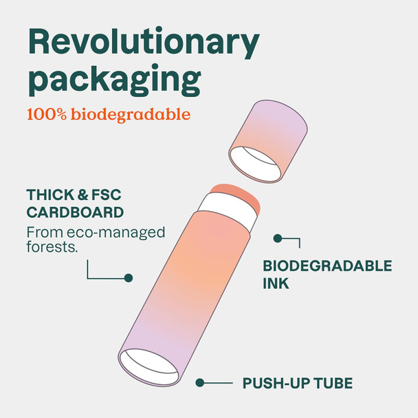 Attitude Tinted Lip Balm With Spf 15 Ewg Verified Plastic- Broad Spectrum Uva/Uvb Protection With Zinc Oxide Vegan Unscented 0.3 Ounce