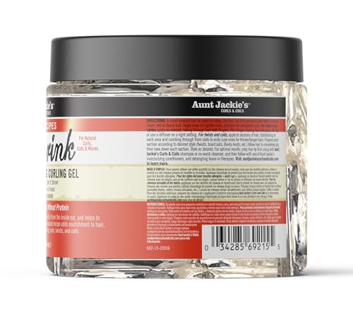 Aunt Jackie'S 15Oz Anti-Poof Conditioner & Don'T Shrink 15Oz Flaxseed Curling Gel Bundle For Natural Curls Coils And Waves