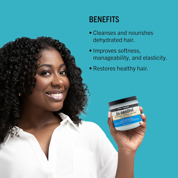 Aunt Jackie'S In Control 15Oz - "Anti-Poof" Moisturizing & Softening Conditioner