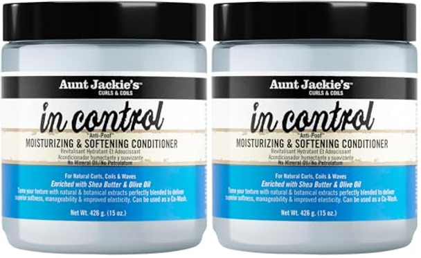 Aunt Jackie'S In Control 15Oz - "Anti-Poof" Moisturizing & Softening Conditioner (Pack Of 2) Aunt Jackie'S In Control 15Oz - "Anti-Poof" Moisturizing & Softening Conditioner (Pack Of 2)