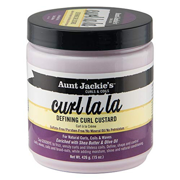 Aunt Jackie'S Curl La La Lightweight Curl Defining Custard Enriched With Shea Butter & Olive Oil Basic 15 Ounce & Flaxseed Recipes Don'T Shrink Elongating Hair Curling Gel For Natural Curls Aunt Jackie'S Curl La La Lightweight Curl Defining Custard Enriched With Shea Butter & Olive Oil Basic 15 Ounce & Flaxseed Recipes Don'T Shrink Elongating Hair Curling Gel For Natural Curls