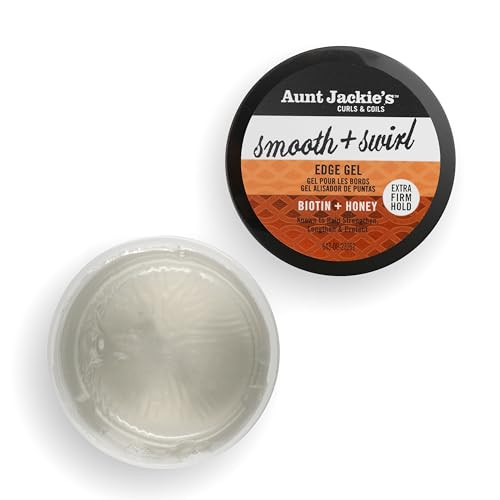 Aunt Jackie'S Award-Winning Braid + Twist Collection Smooth + Swirl Edge Gel With Extra Firm Hold 4Oz