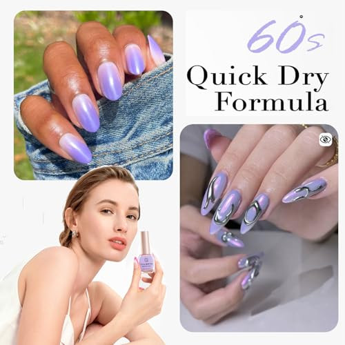 Azurebeauty Jelly & Blue Galaxy Nail Polish Set For Diy Manicure Perfect For Any Occasion