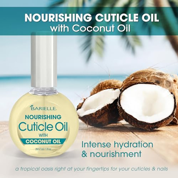 Barielle Nourishing Cuticle Oil With Coconut Oil 1 Oz.