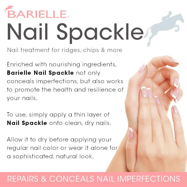 Barielle Nail Spackle - Repairs & Conceals Nail Imperfections .47 Oz. - Fills In Nail Imperfections Ridges Chips & Discolorations