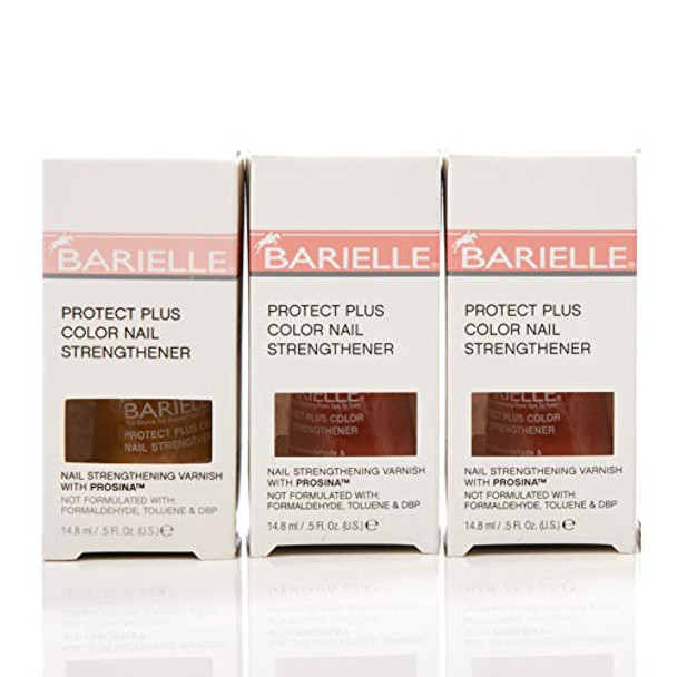 Barielle Protect Plus Color Nail Strengthener .5 Ounce (Pack Of 3) Barielle Protect Plus Color Nail Strengthener .5 Ounce (Pack Of 3)