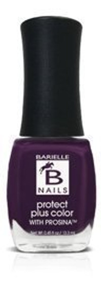 Barielle Protect Plus Color Nail Polish - Edgy A Deep Purple Nail Color With Prosina .45 Ounces